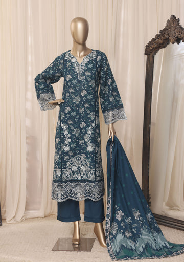 Sadabahar Luxury Khaddar Printed 3piece  stitched Vol-05 Collection 2026 D-01