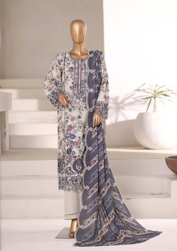 SADABAHAR RTW SIGNATURE KHADDAR EMBROIDERED 3PIECE COLLECTION 2025 SSKE -1101