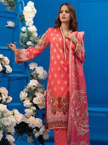Gul Ahmed by Unstitched Printed Paper Cotton Collection 2026 D-01