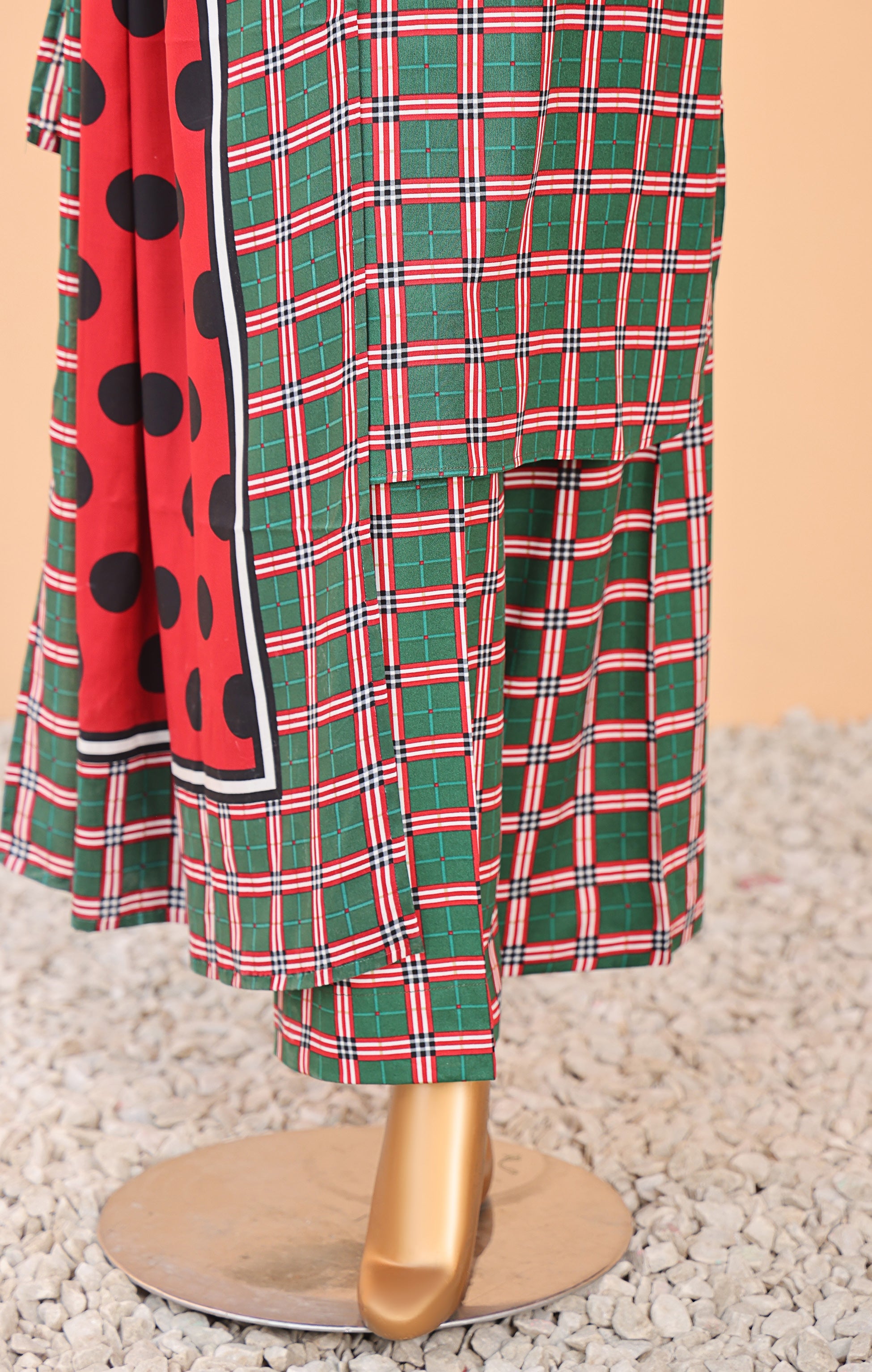 HZ Textile Unstitched Full Suit Linen Wintry Vol-4 Collection 25 D-05