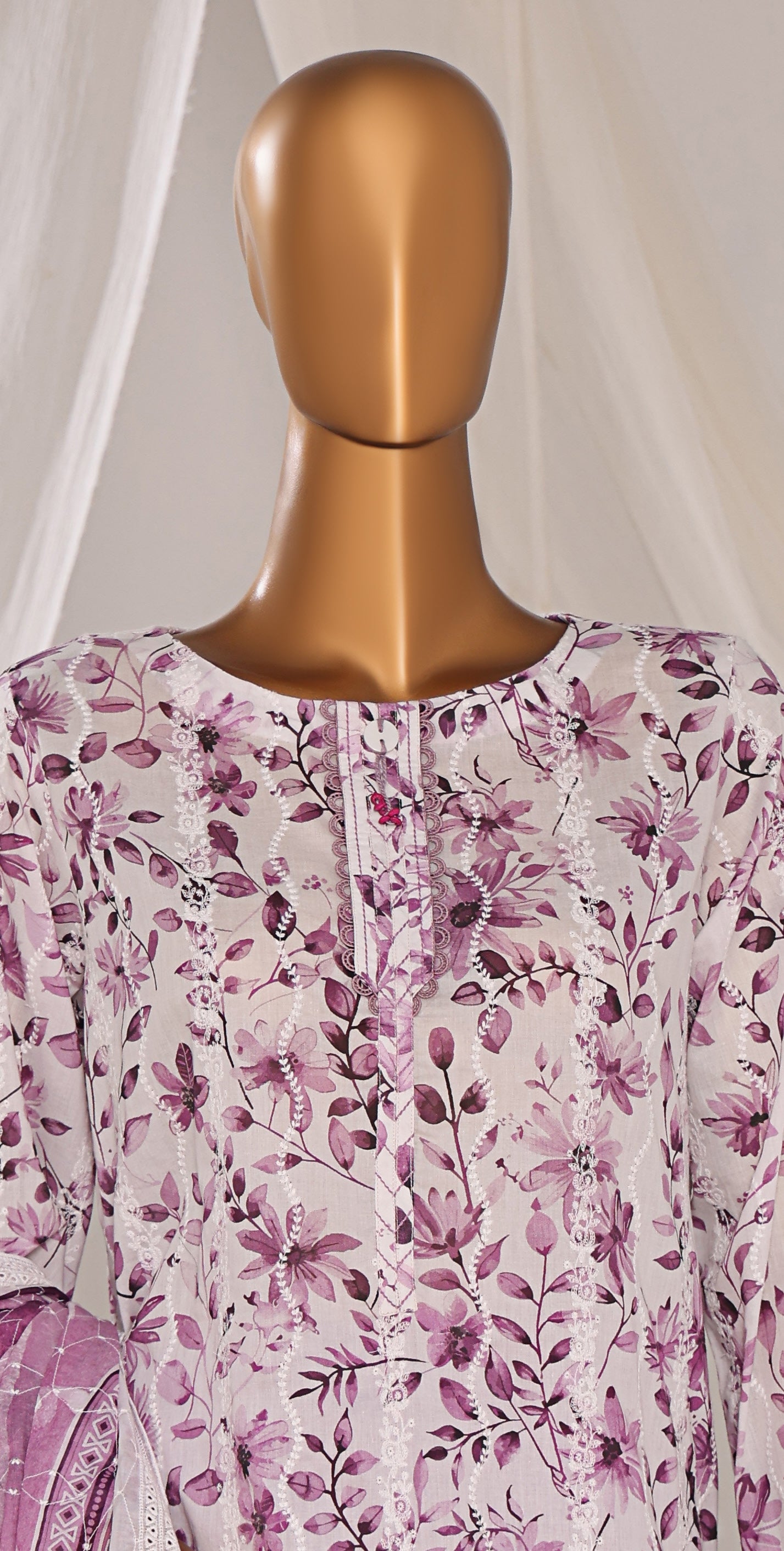 HZ Textile Unstitch Dhagakari Embroidered Collection 2025 D-07