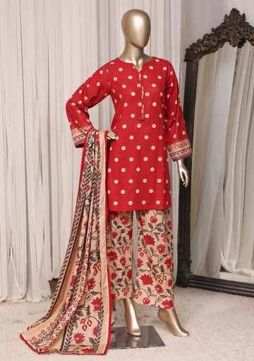 Sadabahar Luxury Khaddar Printed 3piece  stitched Vol-03 2026 D-07
