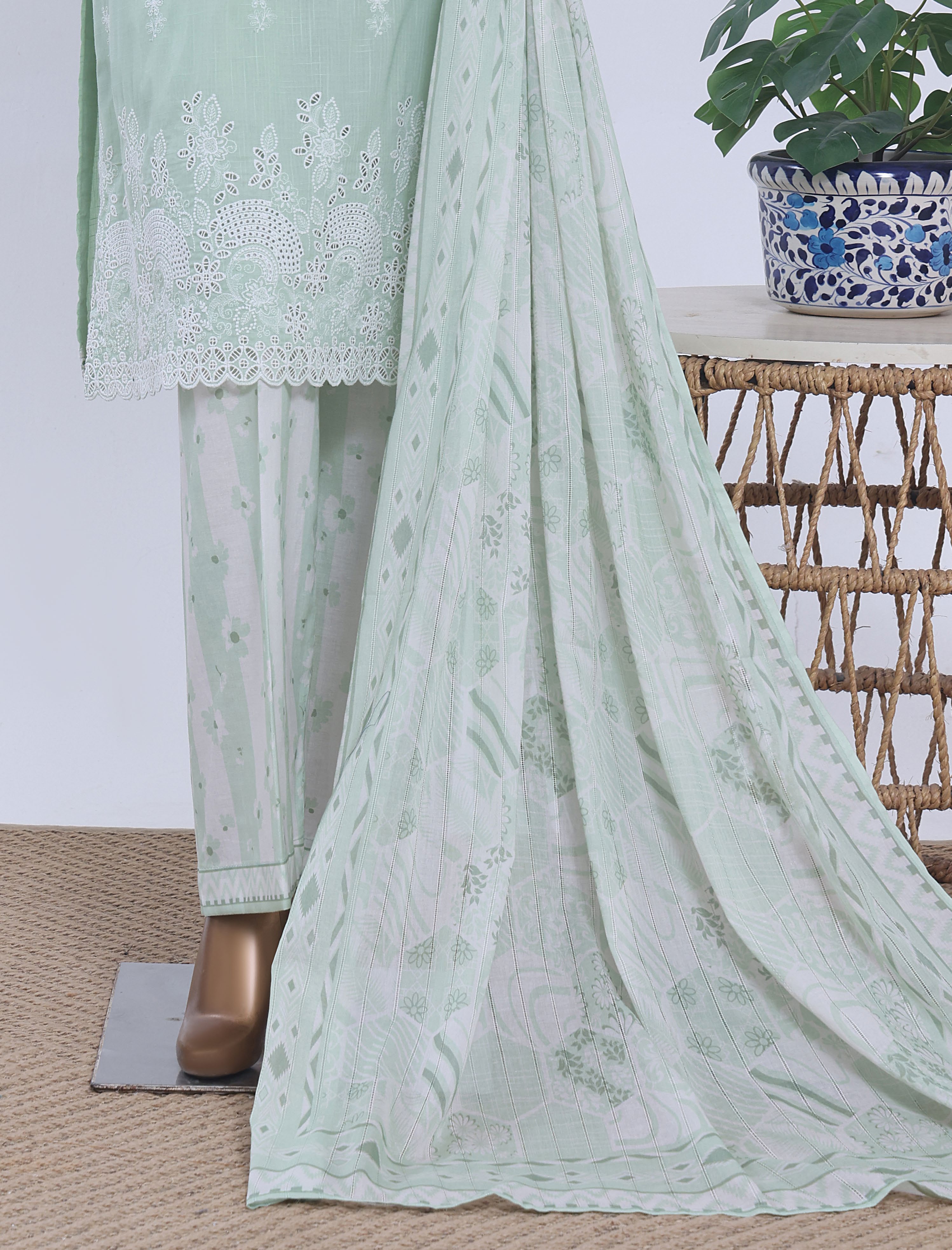 HZ by RTW Chikankari Embroidered Prints 3Pcs Suite Collection 2026 D-4