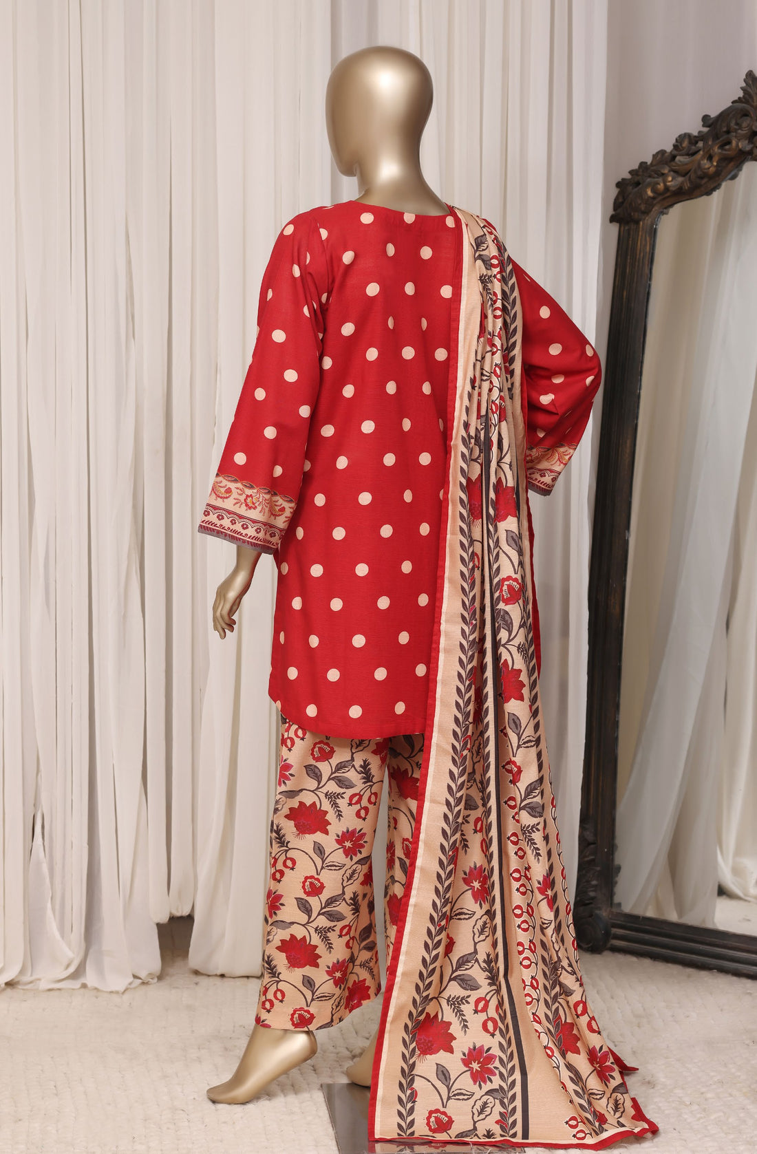 Sadabahar Luxury Khaddar Printed 3piece  stitched Vol-03 2026 D-07