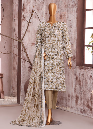 HZ Textile Unstitch Dhagakari Embroidered Collection 2025 D-08