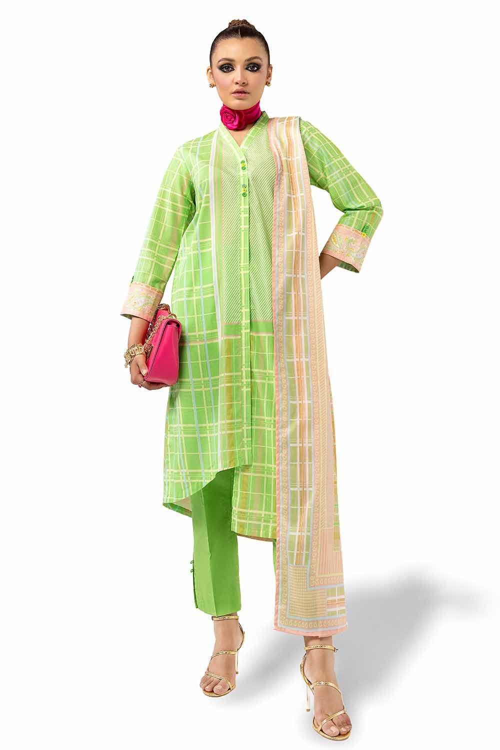Gul Ahmed Unstitched Printed Lawn 3pcs Suite D-11