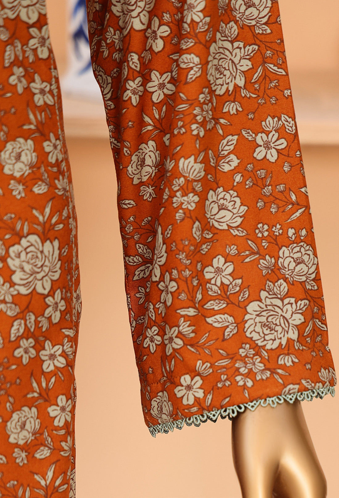 HZ Textile Unstitched Full Suit Linen Wintry Vol-4 Collection 25 D-06