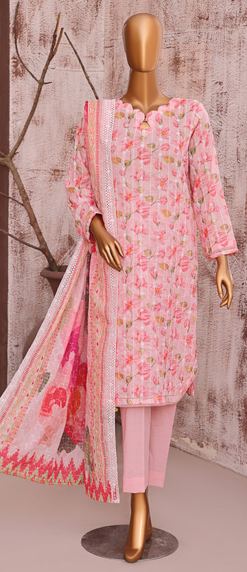 HZ Textile Unstitch Dhagakari Embroidered Collection 2025 D-09