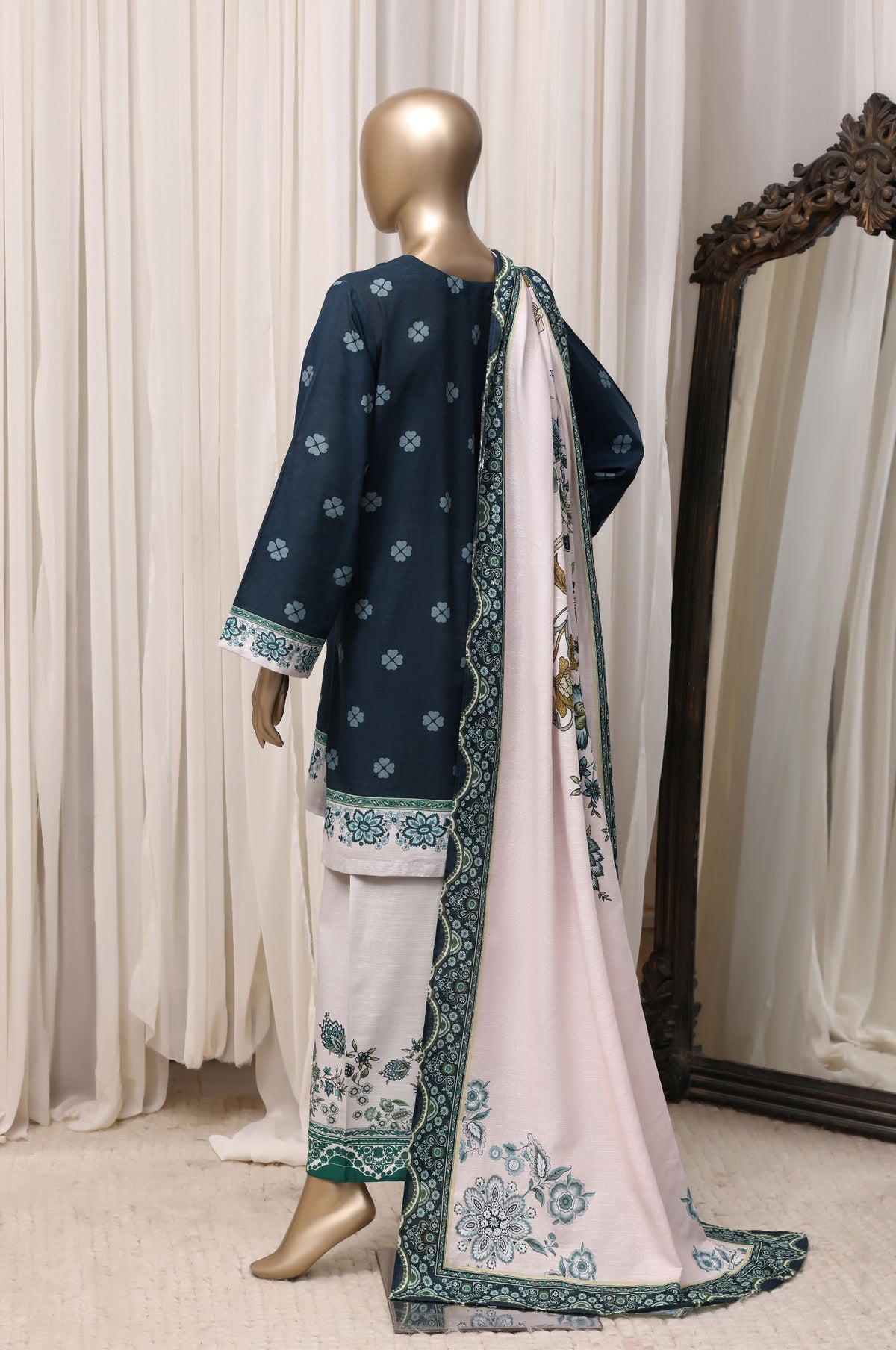 Sadabahar Luxury Khaddar Printed 3piece  stitched Vol-03 2026 D-01