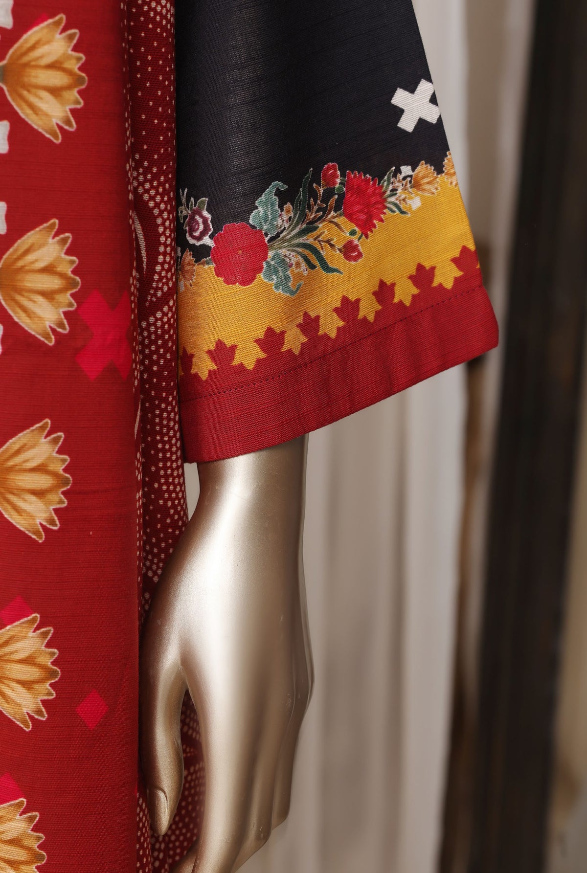 Sadabahar Luxury Khaddar Printed 3piece  stitched Vol-03 2026 D-08