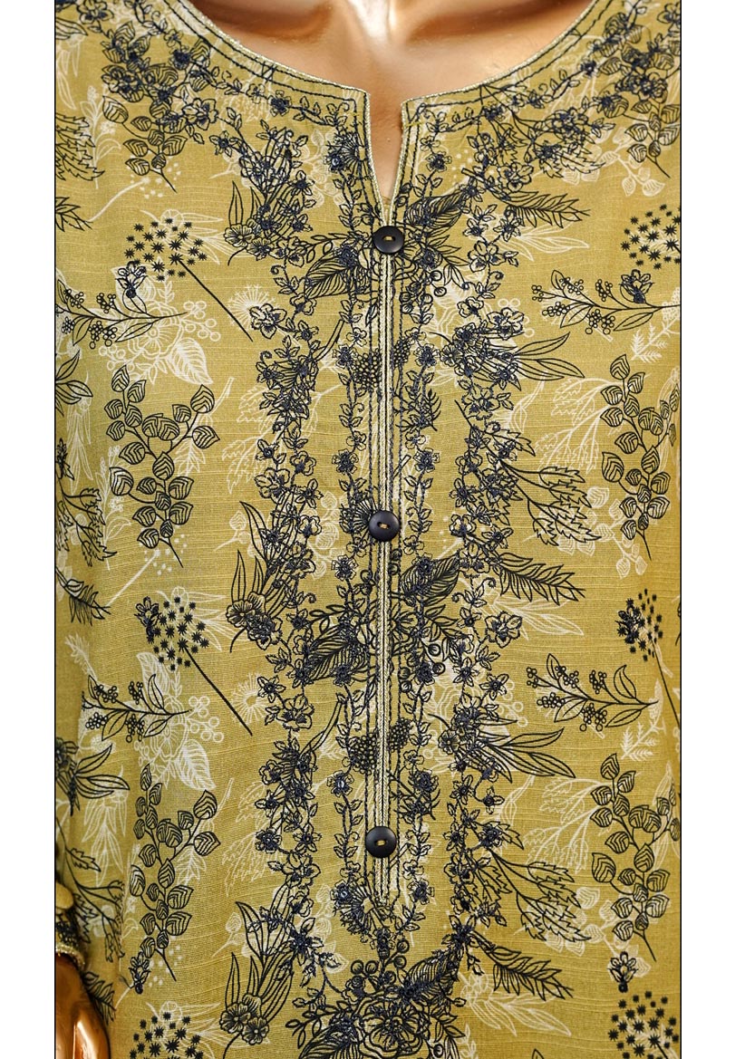 HZ Textile stitched Blooming Winter Khaddar 2Piece Co-ords Stitched Collection 2025 D-02