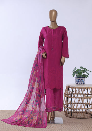 HZ by RTW Chikankari Embroidered Prints 3Pcs Suite Collection 2026 D-5