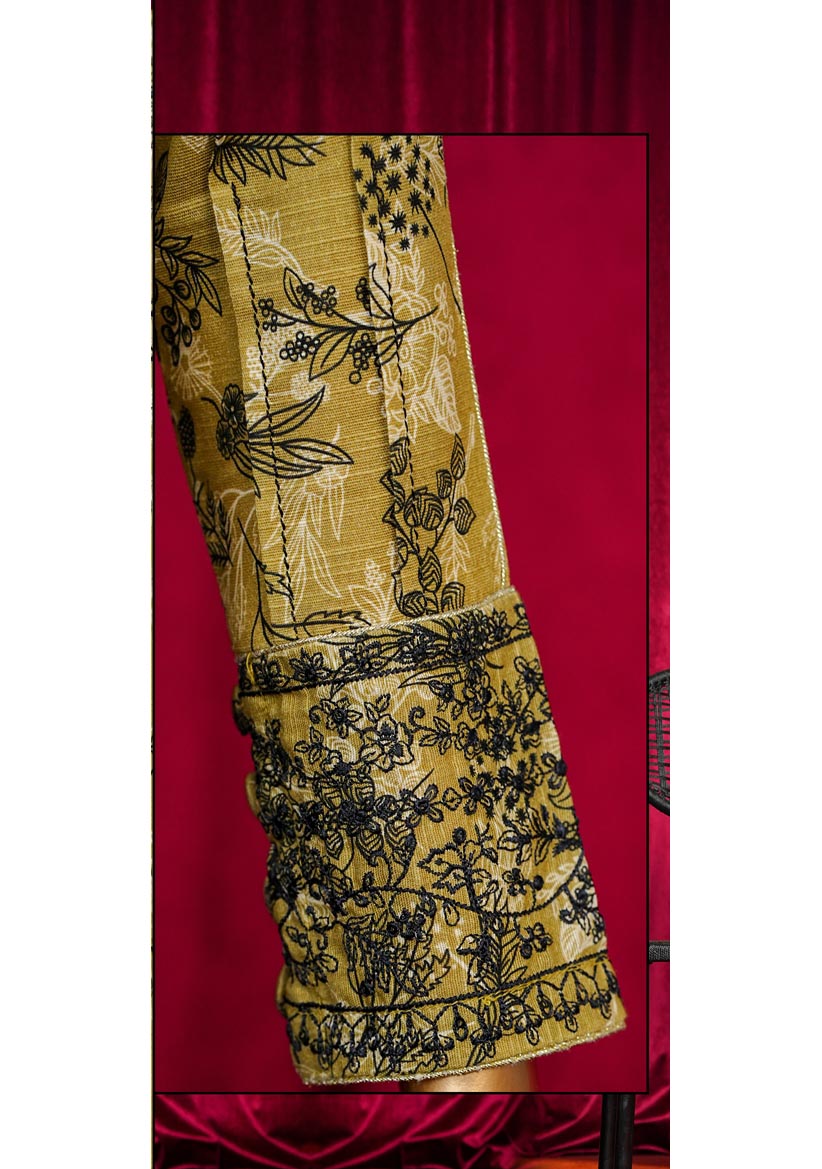 HZ Textile stitched Blooming Winter Khaddar 2Piece Co-ords Stitched Collection 2025 D-02