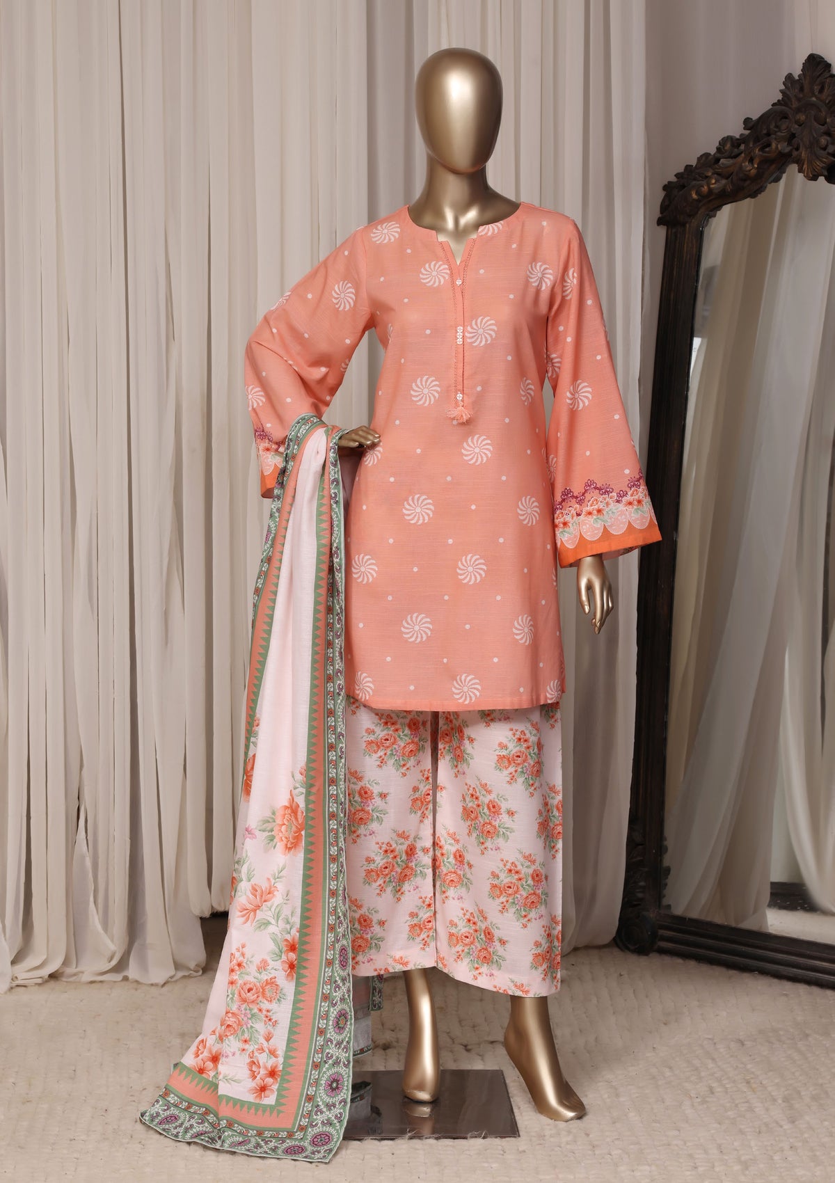 Sadabahar Luxury Khaddar Printed 3piece  stitched Vol-03 2026 D-10