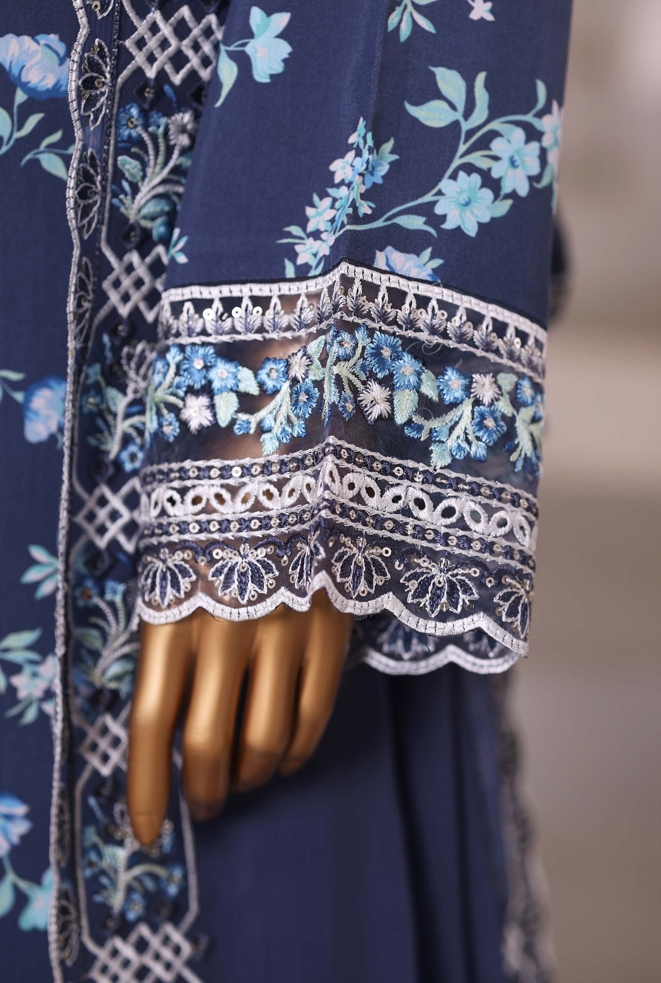 Sadabahar Luxury Viscose With Chiffon Embroidered Dupatta 3pcs Stitched Collection 2025 0-01