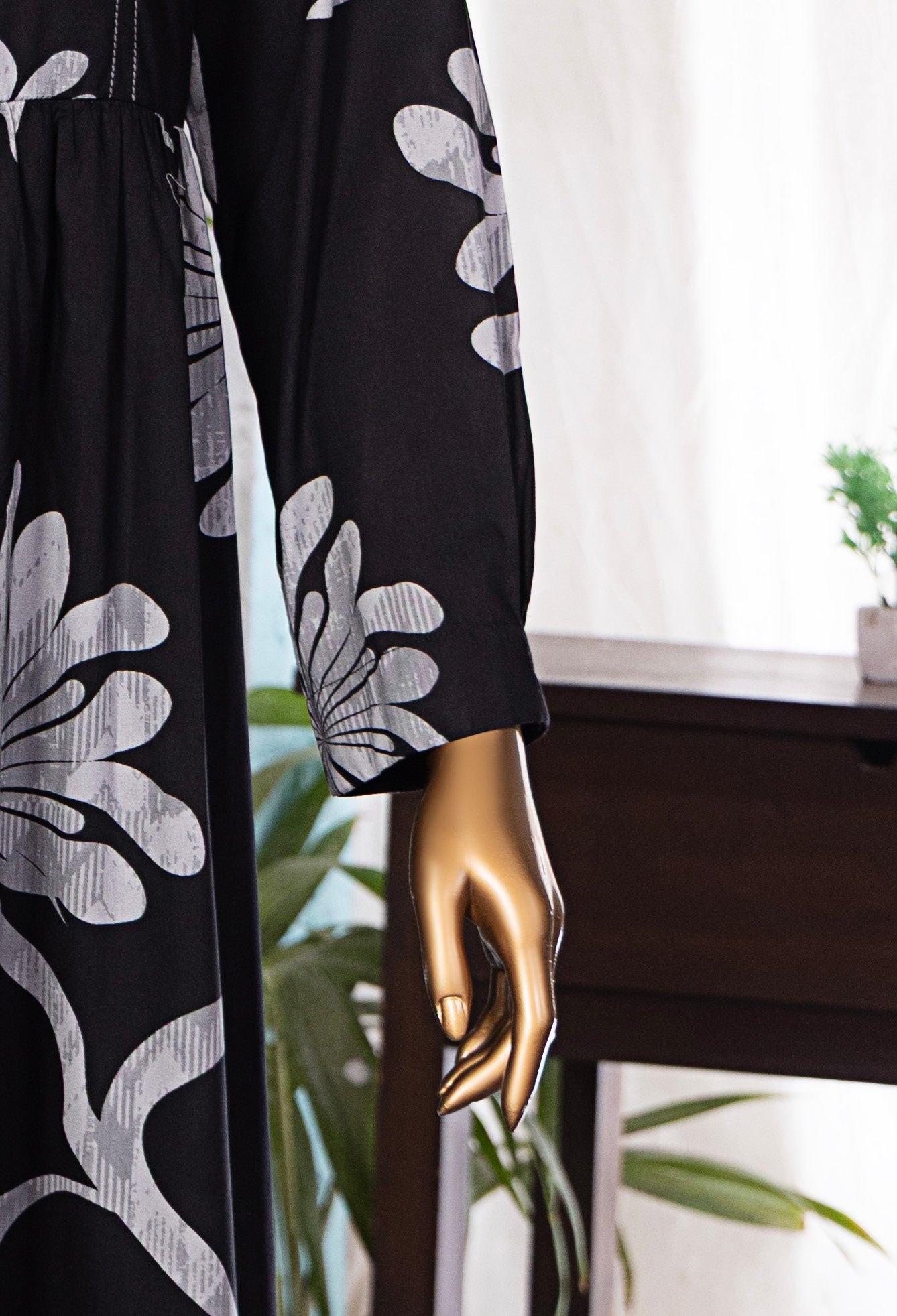 HZ Textile Unstitched Full Suit Linen Wintry Collection 25 D-01