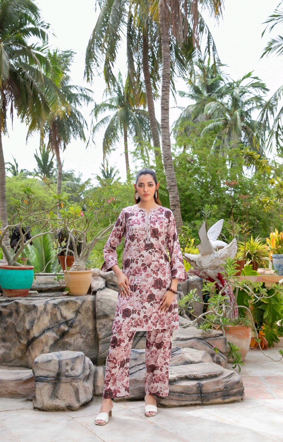 Shahid Tawakkal Stitched Digital Printed Cotton 2 pcs Collection 2025 D-04