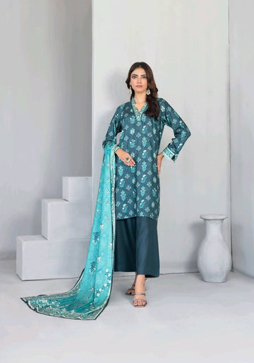 Shahid Tawakkal DILNUR — Unstitched 3Piece Collection Unveil sophistication with Twill fabric Collection 2025 D-09