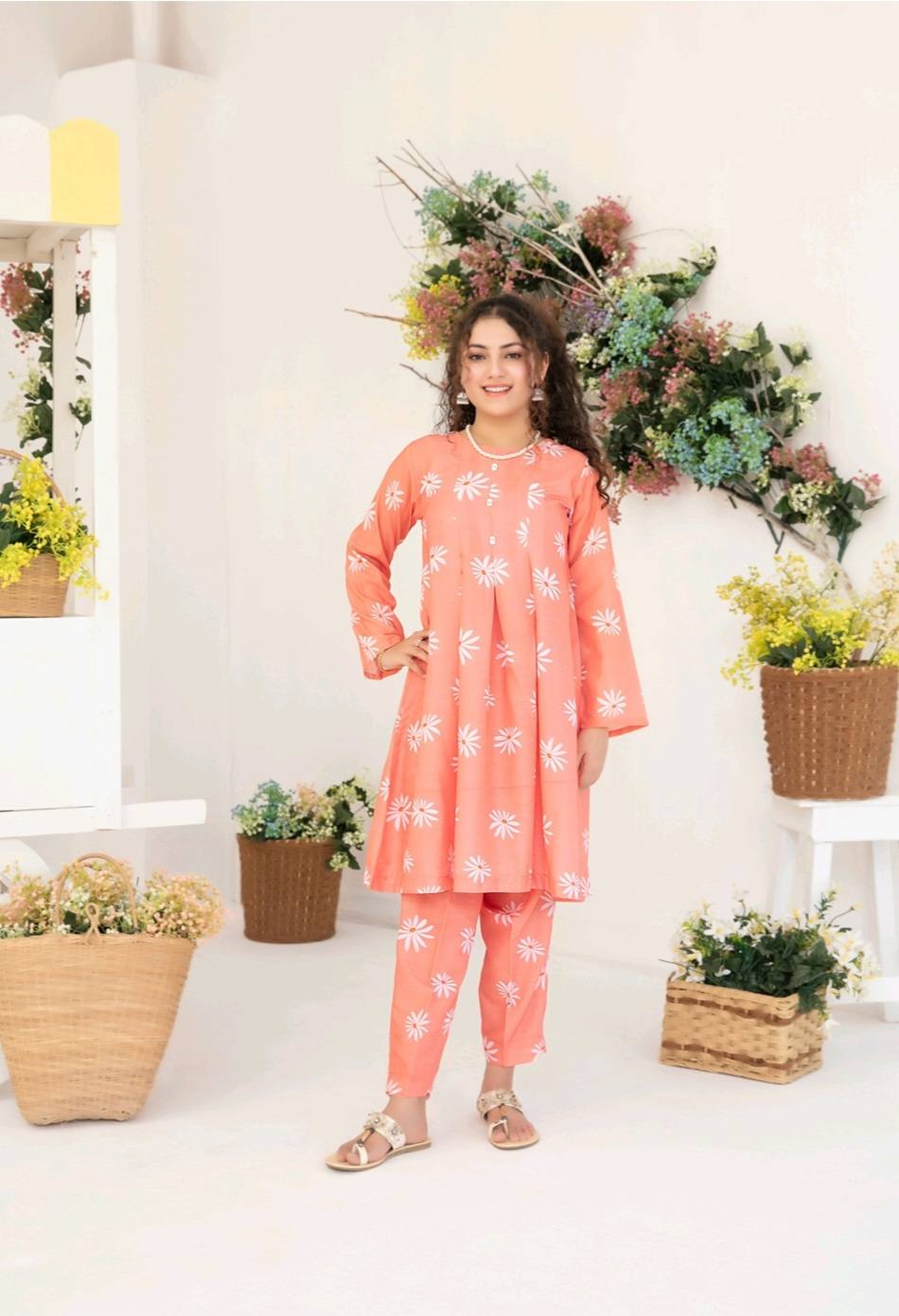 Shahid Tawakkal New Swiss Digital Printed Stitched 2pc Kids Collection 2025 D-04