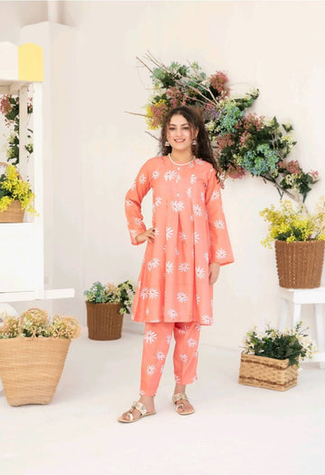 Shahid Tawakkal New Swiss Digital Printed Stitched 2pc Kids Collection 2025 D-04