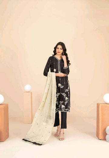 Shahid Tawakkal Embroidered Boti Broshia Staple - Embroidered Fancy Khaddi Dupatta Collection 2025 D-04