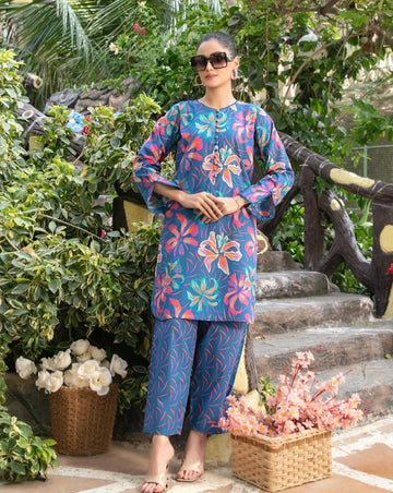 Shahid Tawakkal Stitched Digital Printed Cotton 2 pcs Collection 2025 D-09