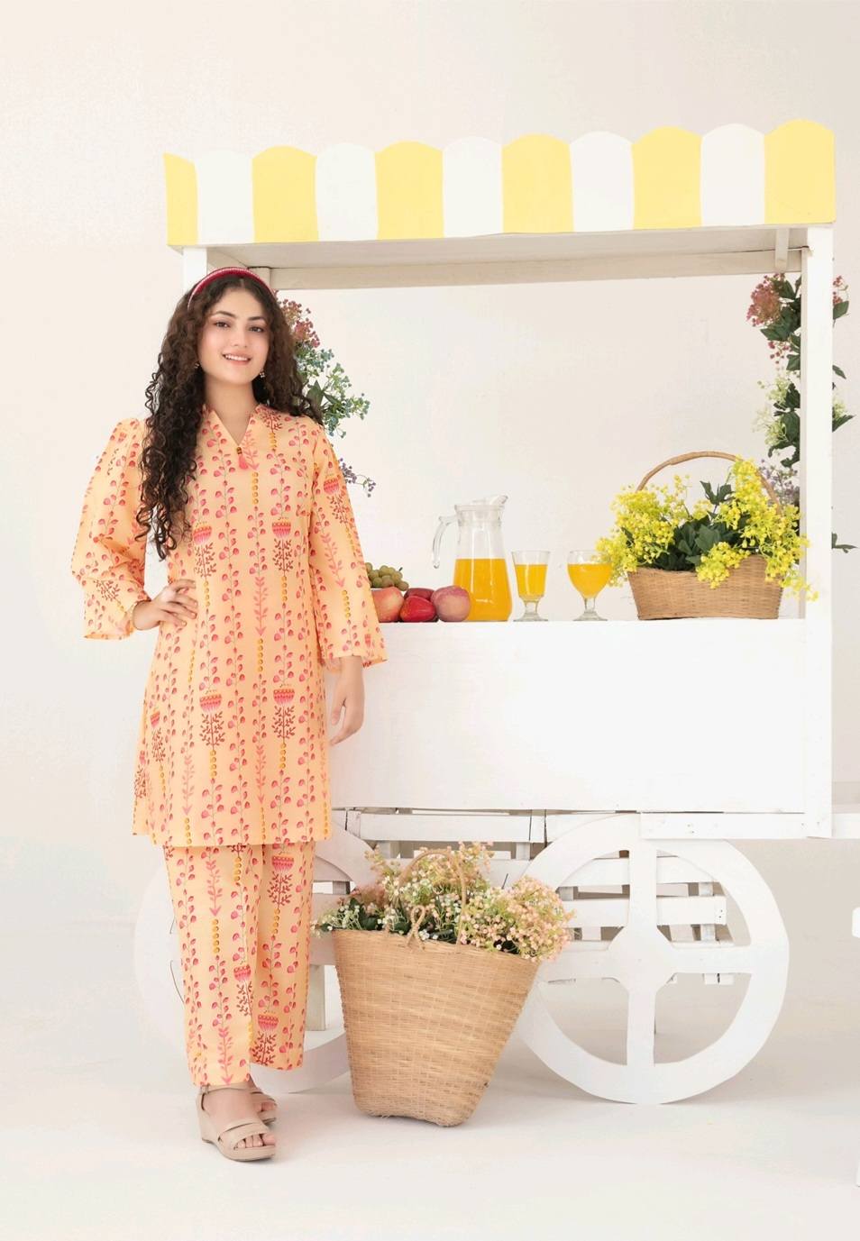 Shahid Tawakkal New Swiss Digital Printed Stitched 2pc Kids Collection 2025 D-02