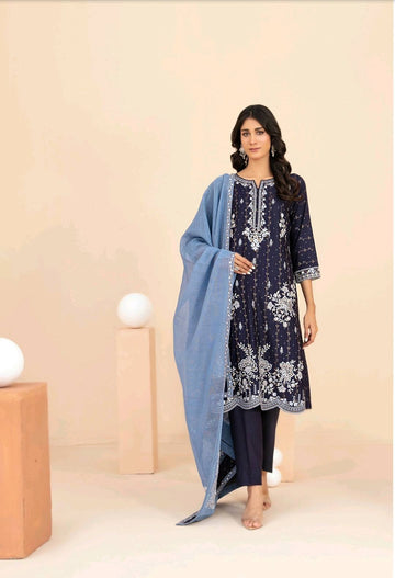 Shahid Tawakkal Embroidered Boti Broshia Staple - Embroidered Fancy Khaddi Dupatta Collection 2025 D-10