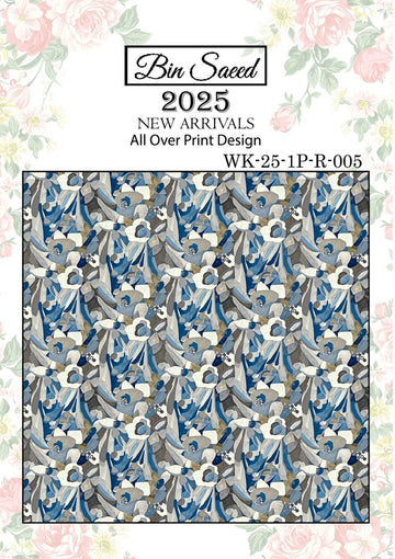 Bin saeed Luxury Digital Mid Summer All Over 2Piece Shirt & Shalwar UnStitched Collection 2025 D-05