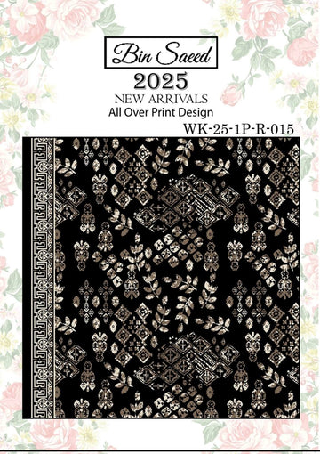 Bin saeed Luxury Digital Mid Summer All Over 2Piece Shirt & Shalwar UnStitched Collection 2025 D-15