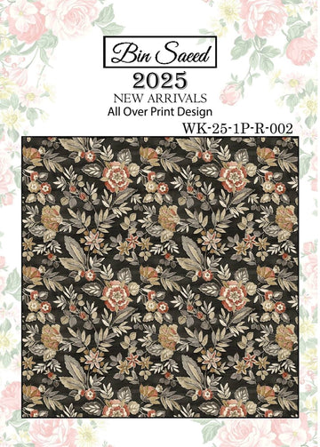 Bin saeed Luxury Digital Mid Summer All Over 2Piece Shirt & Shalwar UnStitched Collection 2025 D-02