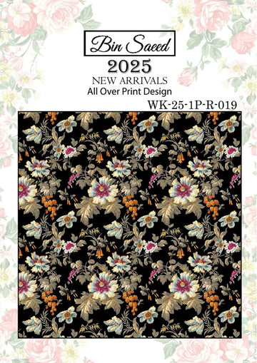 Bin saeed Luxury Digital Mid Summer All Over 2Piece Shirt & Shalwar UnStitched Collection 2025 D-19