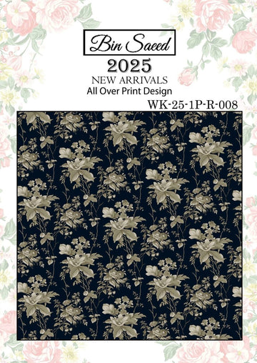 Bin saeed Luxury Digital Mid Summer All Over 2Piece Shirt & Shalwar UnStitched Collection 2025 D-08