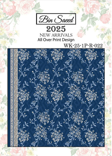 Bin saeed Luxury Digital Mid Summer All Over 2Piece Shirt & Shalwar UnStitched Collection 2025 D-22