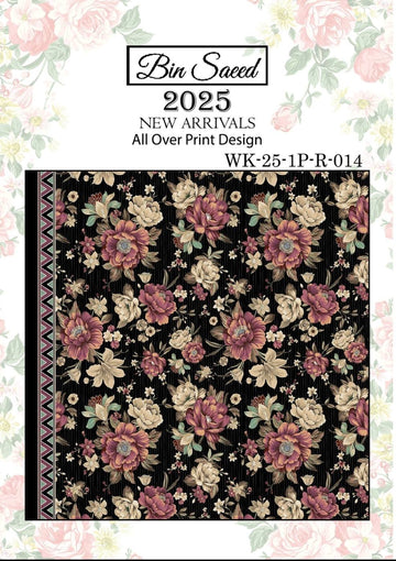 Bin saeed Luxury Digital Mid Summer All Over 2Piece Shirt & Shalwar UnStitched Collection 2025 D-14