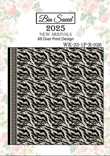 Bin saeed Luxury Digital Mid Summer All Over 2Piece Shirt & Shalwar UnStitched Collection 2025 D-26