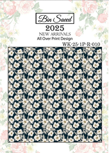 Bin saeed Luxury Digital Mid Summer All Over 2Piece Shirt & Shalwar UnStitched Collection 2025 D-10