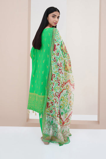 PASTE PRINT EMBROIDERED 3pcs Unstitched by Zellbury Collection