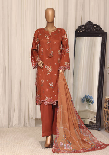 Sadabahar Raya Cut Work Embroidery Lawn 3Piece Stitched Collection D-02