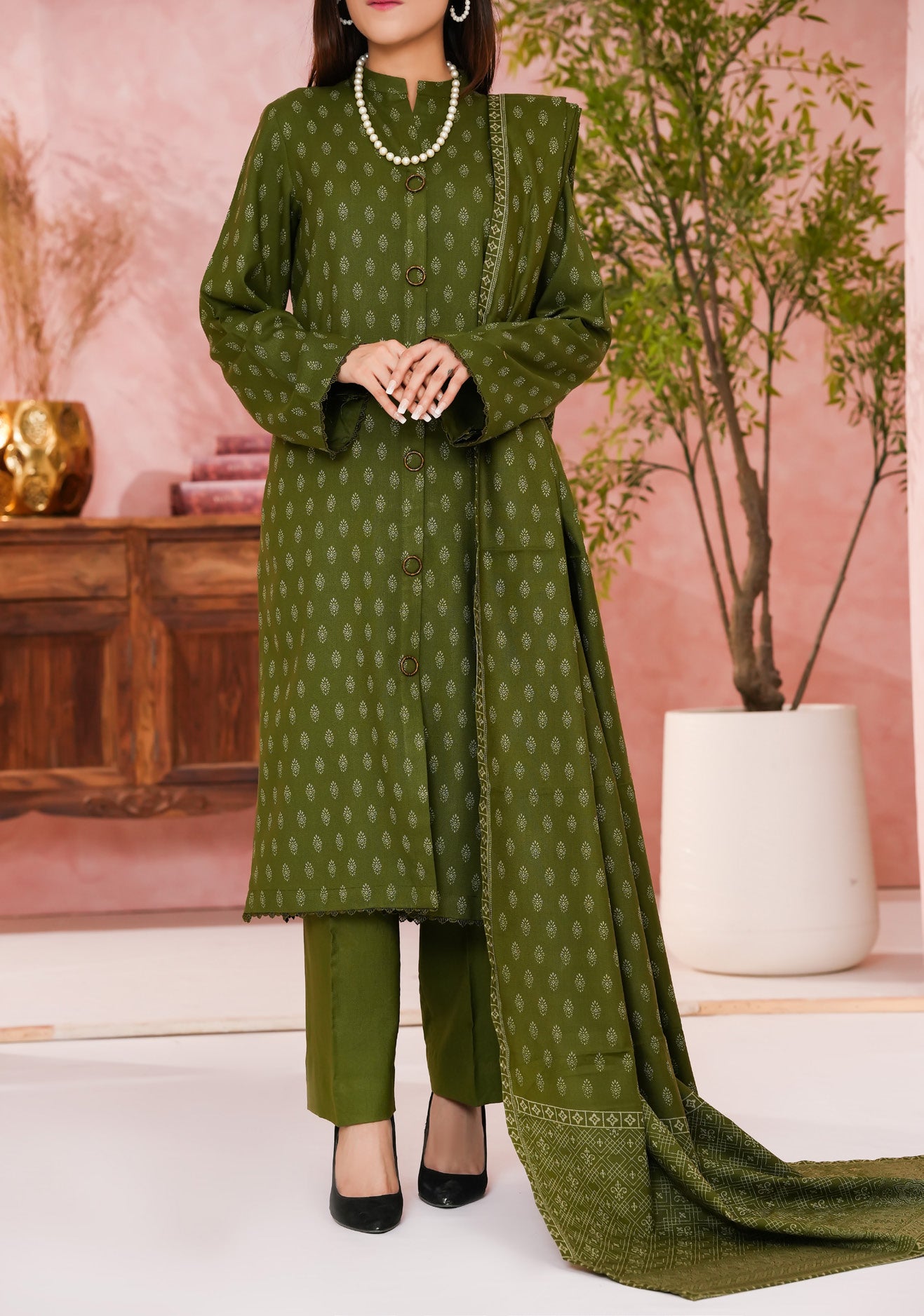 VS TEXTILES PASHMINA WINTER PRINTED 3PIECE UNSTITCHED COLLECTION 2025 D-13