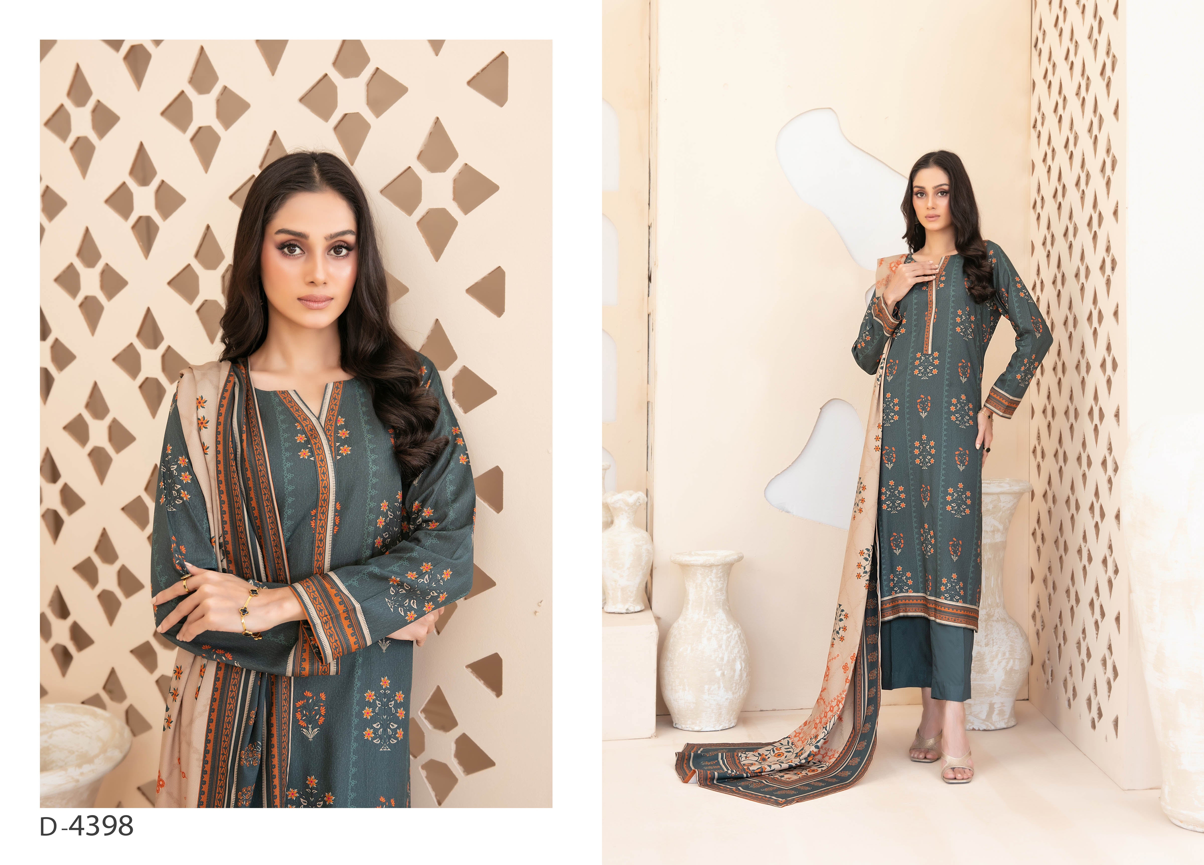 TAWAKKAL RAHAB STAPLE PRINTED 3PIECE UNSTITCHED COLLECTION 2025 D 02