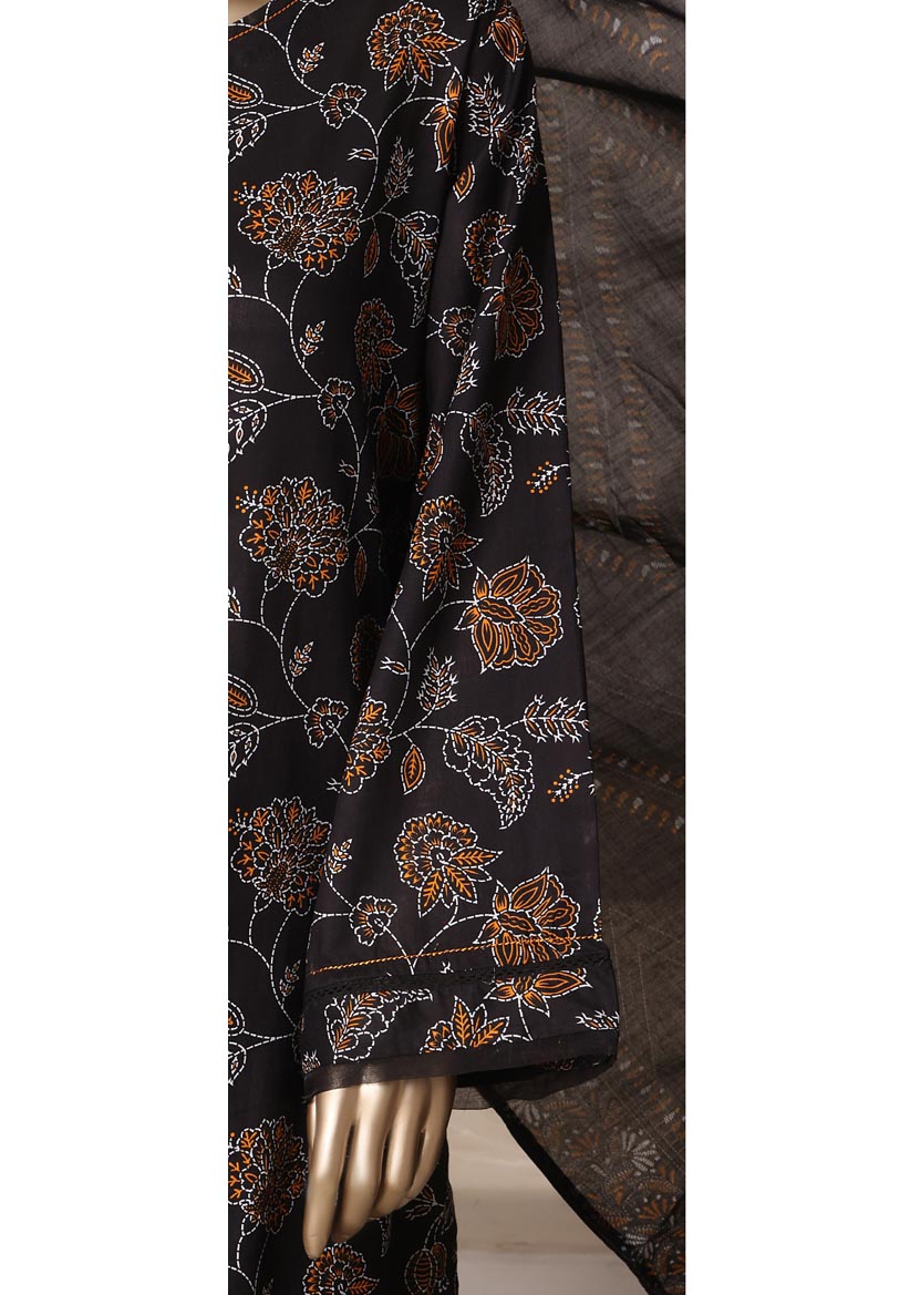 HZ Textile Ready to Wear Rozaana Cambric Printed 3PC Collection 2025 D-03