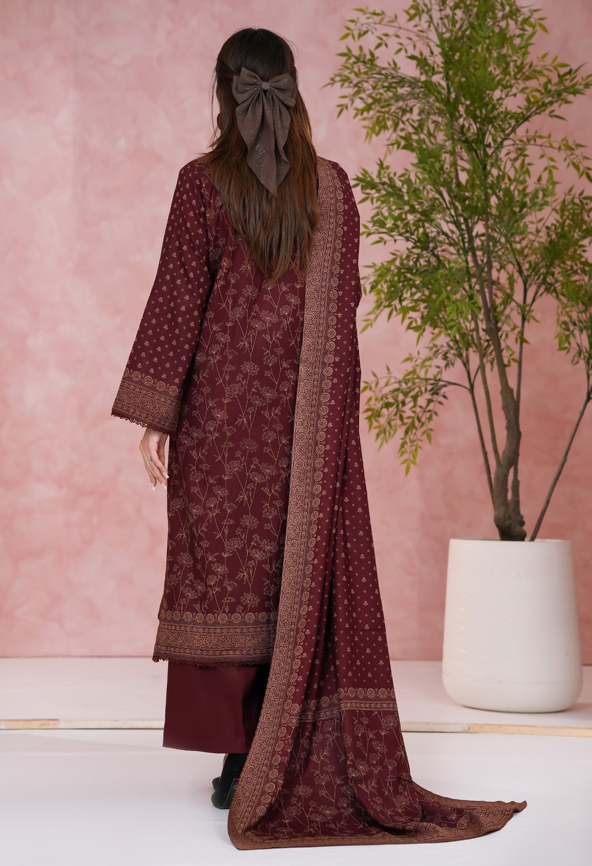 VS TEXTILES PASHMINA WINTER PRINTED 3PIECE UNSTITCHED COLLECTION 2025 D-14