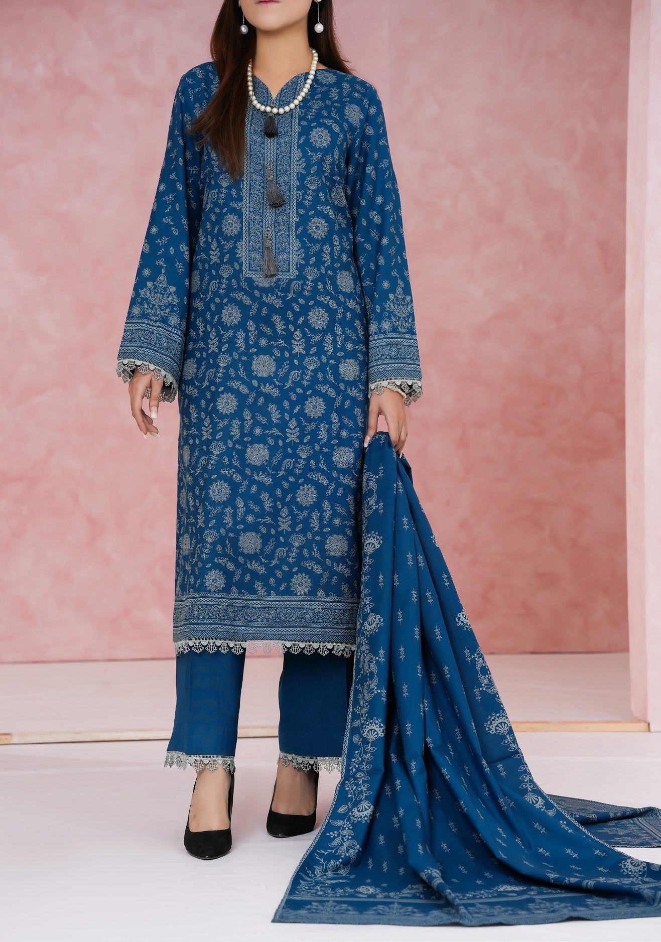 VS TEXTILES PASHMINA WINTER PRINTED 3PIECE UNSTITCHED COLLECTION 2025 D-01