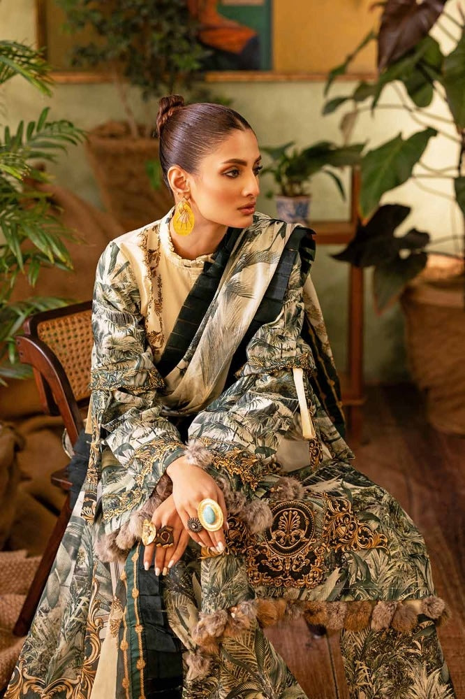 Gul Ahmed Unstitched Printed Lawn 3pcs Suite D-01