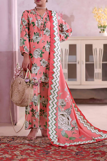 AIZAL Collection Ready to Wear KHAAS Digital KARANDI 3PC Collection 2025 D-05