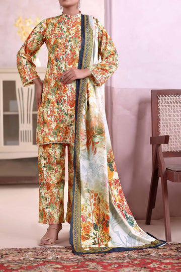 AIZAL Collection Ready to Wear KHAAS Digital KARANDI 3PC Collection 2025 D-06