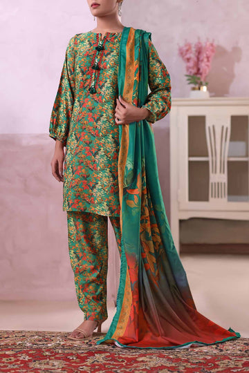AIZAL Collection Ready to Wear KHAAS Digital KARANDI 3PC Collection 2025 D-10