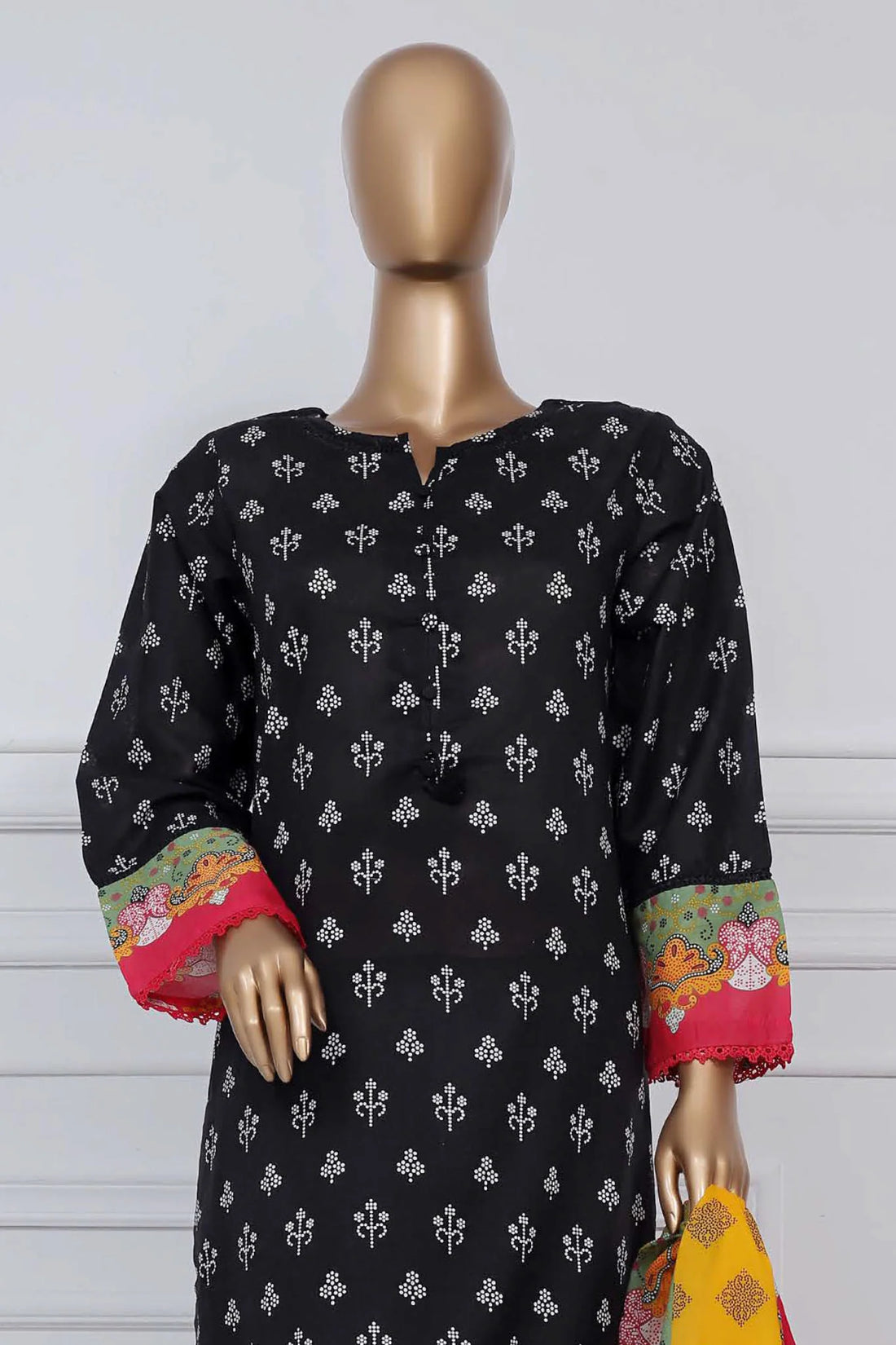 Sada Bahar Stitched 3 Piece Printed Lawn Vol-02 Collection'2025-PR-330-Black