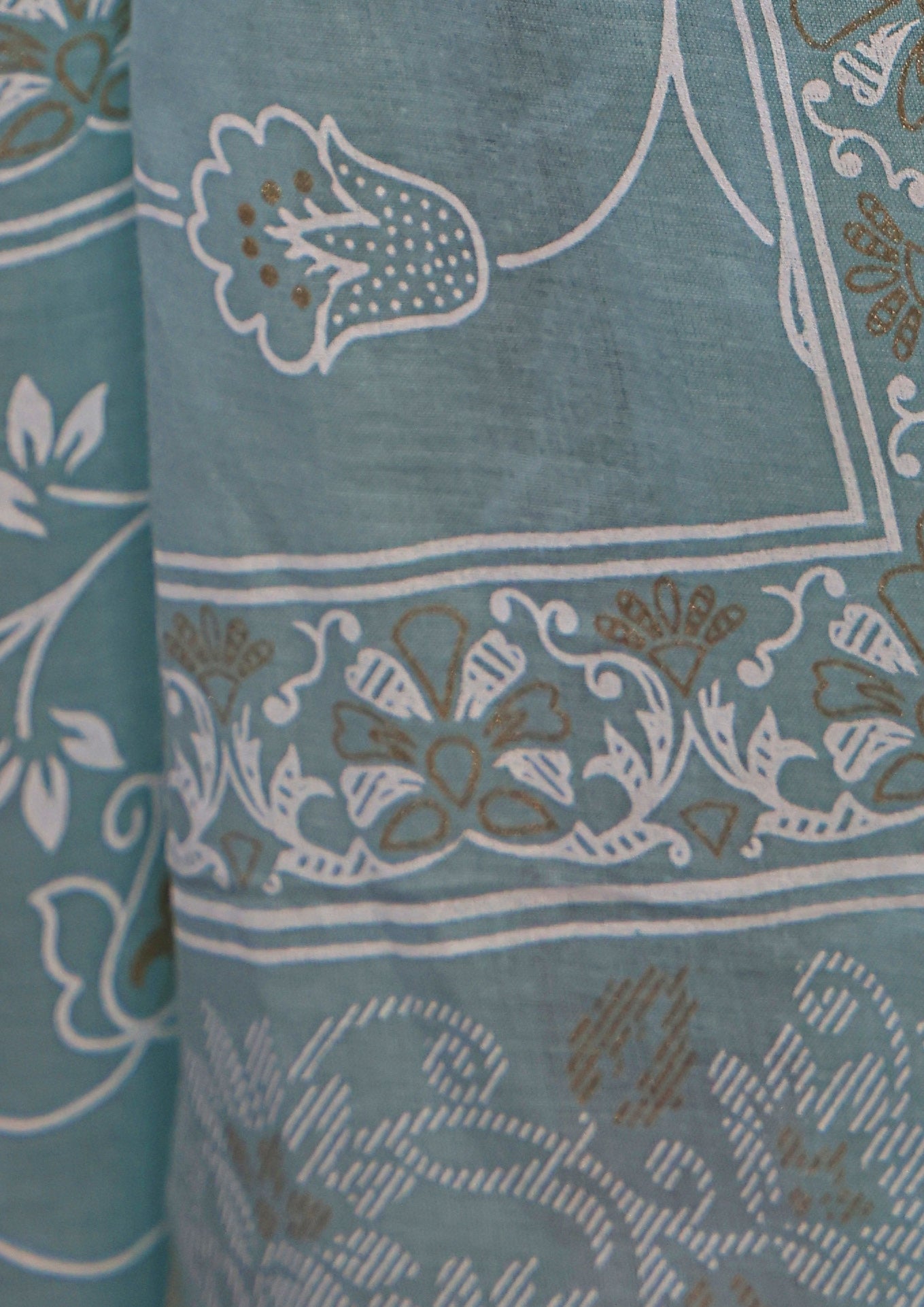 HZ Textile UNSTITCH EXCLUSIVE MID SUMMER EMBROIDERED SLUB COTTON D-03